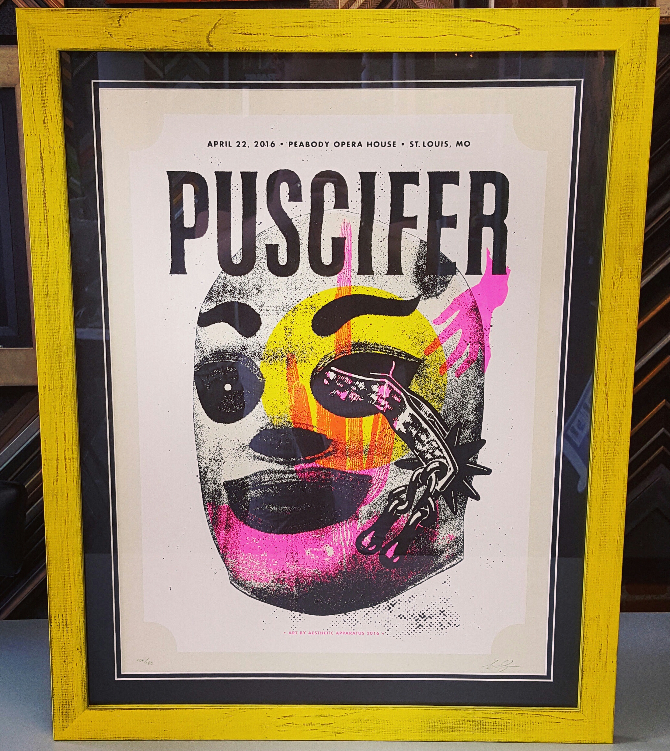 Custom Framed Puscifer Prints Denver
