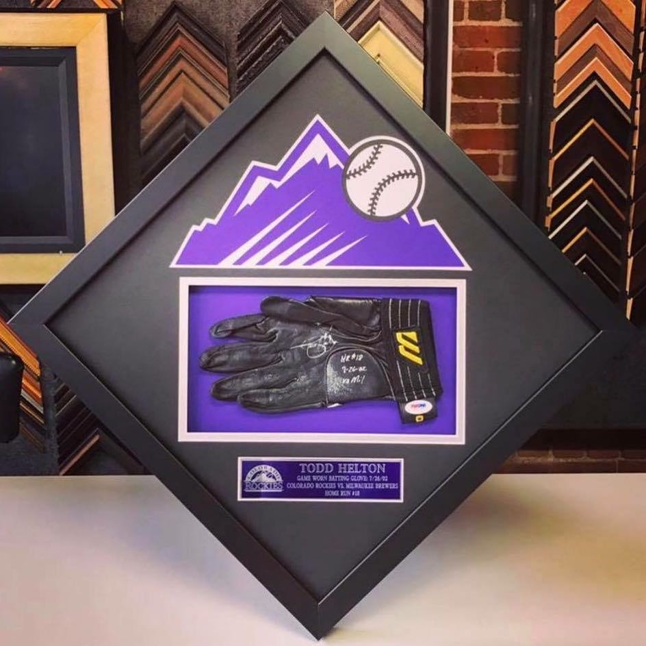 Colorado Rockies Todd Helton Jersey Framing Denver! – 5280 Custom Framing